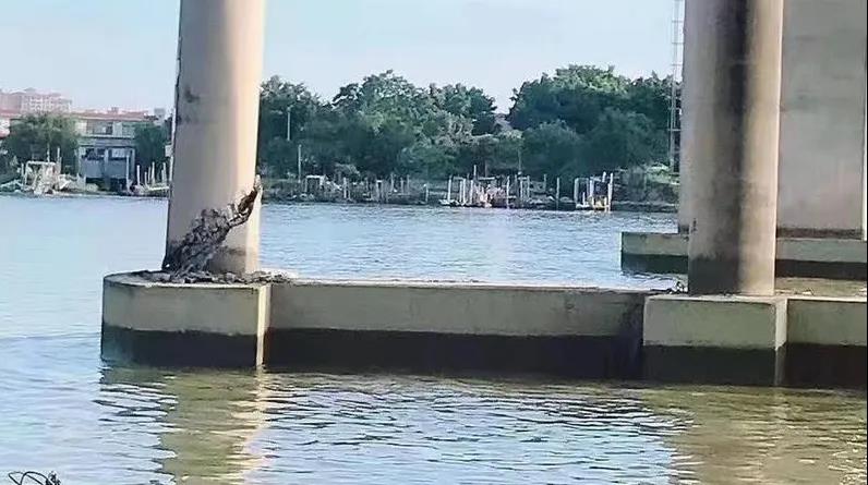 事故丨集裝箱船撞上廣州一大橋，事發(fā)水域臨時(shí)封航、橋面禁行！