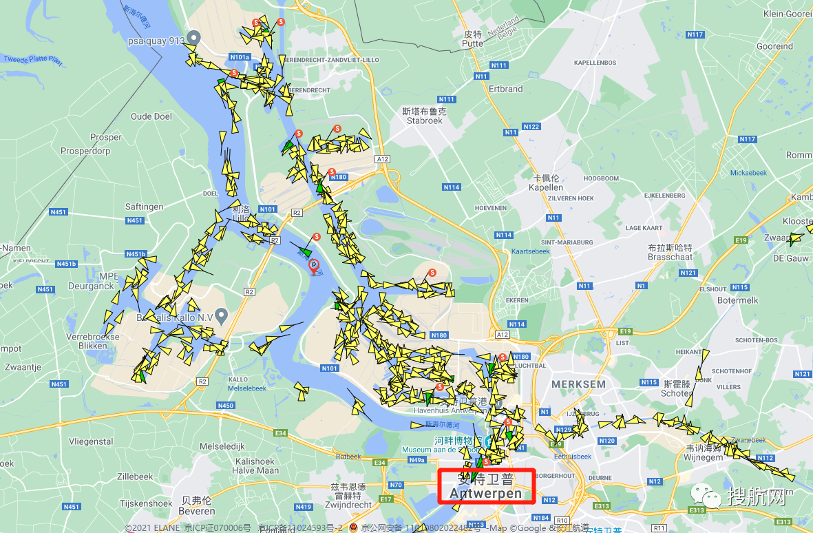 歐洲主要大港擁堵蔓延至內(nèi)陸航道，駁船大量延誤而空班