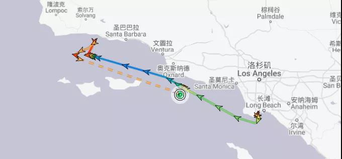事故丨一艘集裝箱船在洛杉磯起火！曾掛靠上海、青島等國內(nèi)港口
