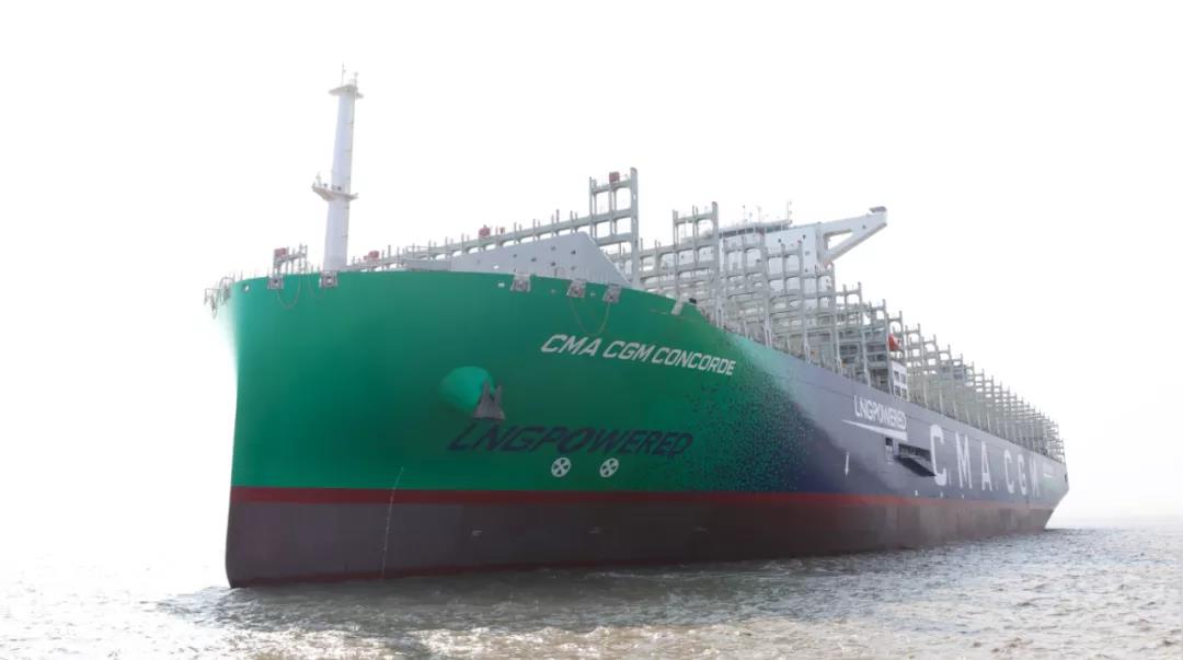 23000TEU“達(dá)飛協(xié)和”號交付，達(dá)飛已運(yùn)營14艘LNG動力集裝箱船 