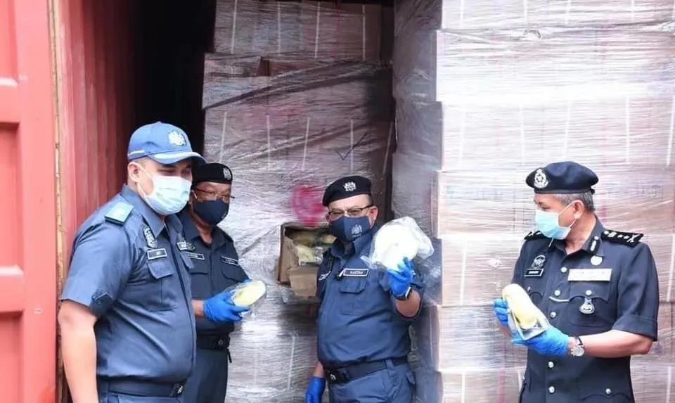 巴生港破獲史上最大宗毒品案，16噸毒品藏于三個40尺柜中
