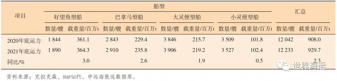 國際干散貨航運(yùn)市場(chǎng)2020年回顧和2021年展望