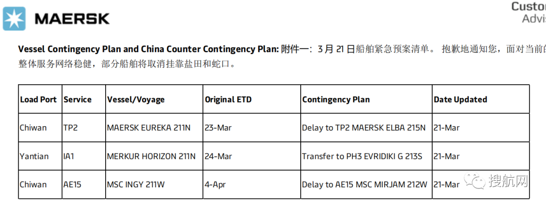 隨著即期運費下降及港口船舶等待時間增加，船公司發(fā)布跳港通知，并取消更多航次