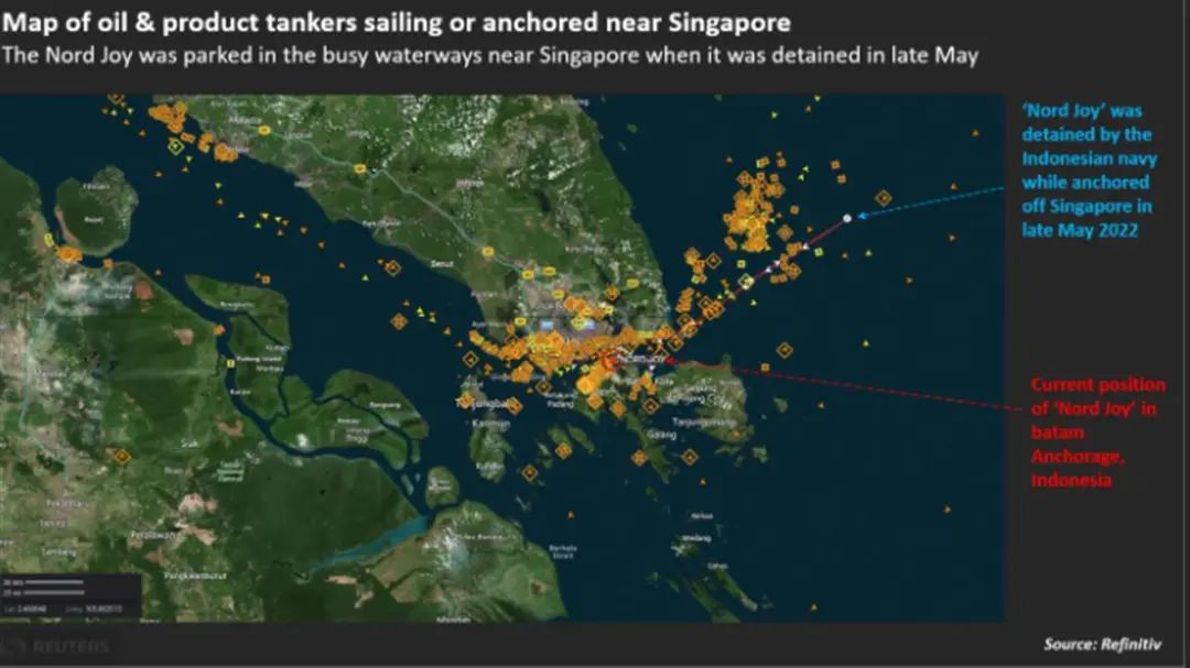 印尼海軍扣留一艘外籍油輪，私下要求37.5萬美金就放行