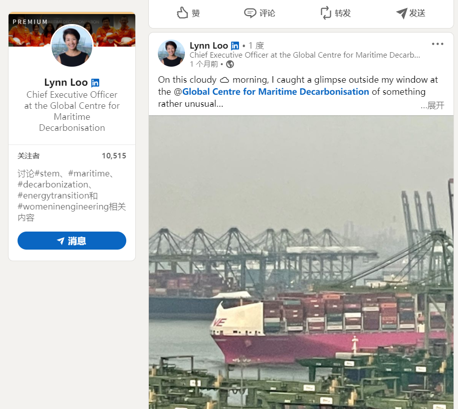 這艘20000TEU的大船戴了一副口罩，有什么用？
