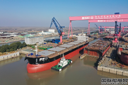 兩船出海試航兩船下水出塢！這家船廠面對疫情迎難而上