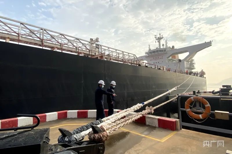 油路暢通開門紅 寧波迎接2023開年首艘超大型油輪