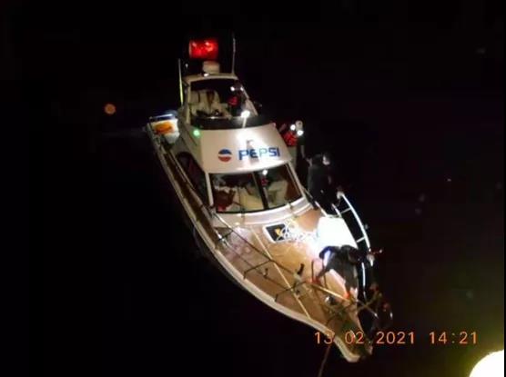 Seaspan集裝箱船協(xié)助中國(guó)一艘游艇脫險(xiǎn)