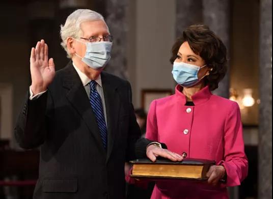美國(guó)交通部長(zhǎng)趙小蘭（Elaine Chao）辭職