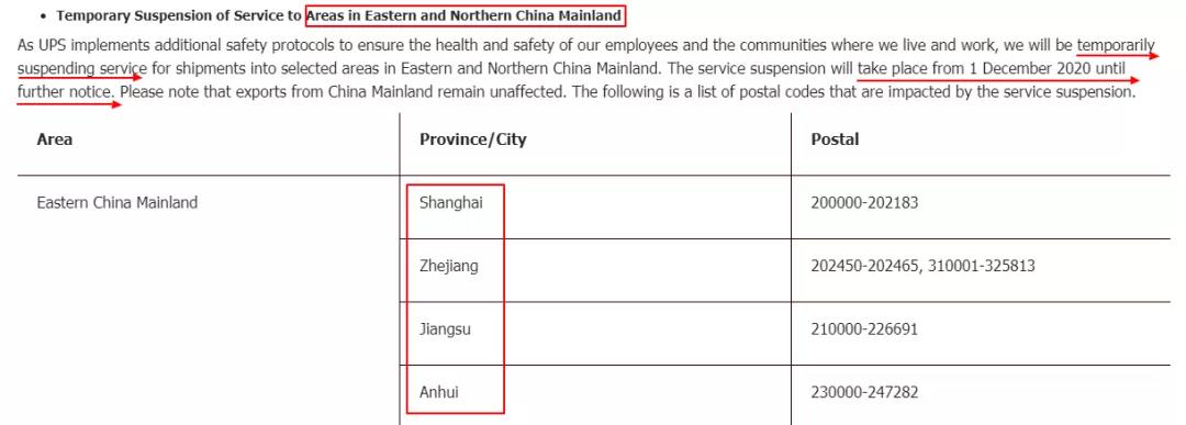 還能出貨嗎？UPS暫時(shí)停止向中國(guó)部分地區(qū)提供服務(wù)，DHL緊急暫停部分國(guó)家進(jìn)出口服務(wù)！