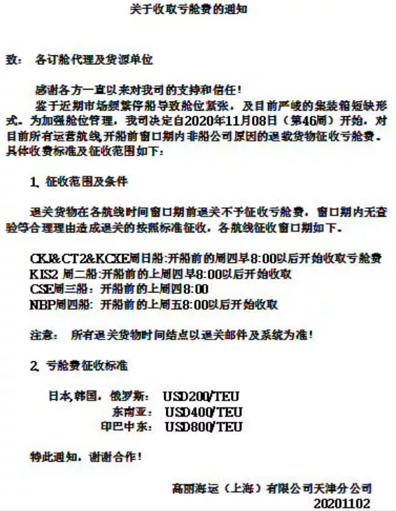 瘋狂的運費！過萬美元運價再現(xiàn)！港口擁堵癱瘓：船公司再次加征退艙費、擁堵附加費